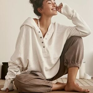 FP Movement by Free People Cream Hoodie